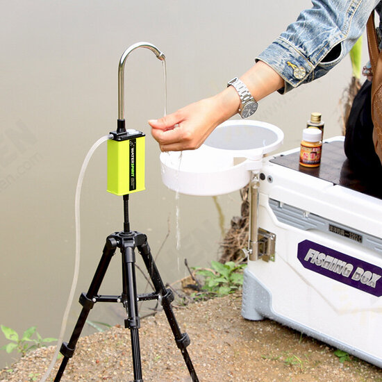 2400mAh Automatic Fishing Water Extractor Rechargeable IPX6 Waterproof Lightweight Outdoor Fishing Cleaning Water Injection Fishing Tools