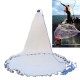 2.4m-4.8m Large Hand Cast Fishing Net Spin Network Bait Fish Net Portable Sinker Net