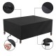 280x180x90cm Garden Furniture Covers Waterproof Anti-UV 600D Oxford Fabric Rectangular Windproof Protector