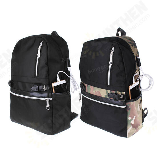 29.5x12.5x43.5cm Anti Theft Waterproof Backpack With USB Charging Port Outdoor Travel Fishing Bag