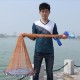 3-4.8m Netting Twine+Steel Hand Throw Cast Net American Style Brown Bait Fishing Network w/Sinker 3-4.8m Netting Twine+Steel Hand Throw Cast Net American Style Brown Bait Fishing Network w/Sinker