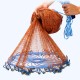 3-4.8m Netting Twine+Steel Hand Throw Cast Net American Style Brown Bait Fishing Network w/Sinker 3-4.8m Netting Twine+Steel Hand Throw Cast Net American Style Brown Bait Fishing Network w/Sinker