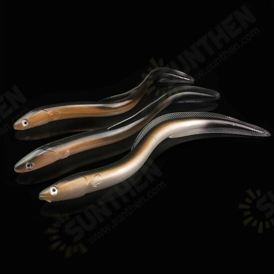 30CM Sand Eel PVC Soft Artificial Cod Bass Wrasse Pollock Ling Fishing Lure