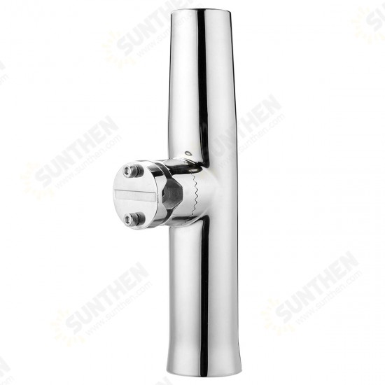 316 Stainless Steel 7/8''-1'' Tube Fishing Rod Holder Boat Tackle Clamp On Rail Mount 316 Stainless Steel 7/8''-1'' Tube Fishing Rod Holder Boat Tackle Clamp On Rail Mount
