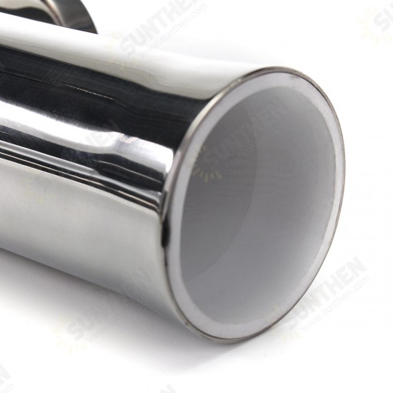316 Stainless Steel 7/8''-1'' Tube Fishing Rod Holder Boat Tackle Clamp On Rail Mount 316 Stainless Steel 7/8''-1'' Tube Fishing Rod Holder Boat Tackle Clamp On Rail Mount