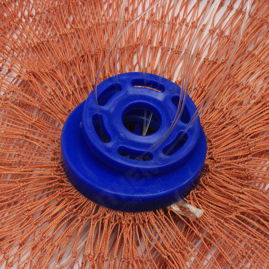 7.2m American Style Cast Net Saltwater Baitcasting Strong Nylon Fishing Line With Sinker