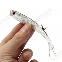 75mm Soft Silicone Tiddler Bait Fish Salt Water Lures Fishing Tackle 75mm Soft Silicone Tiddler Bait Fish Salt Water Lures Fishing Tackle