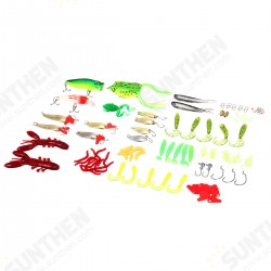 94/164PCS Fishing Lure Set Realistic Frog Soft Bait Portable Fishing Kit Outdoor Fishing Tools 94/164PCS Fishing Lure Set Realistic Frog Soft Bait Portable Fishing Kit Outdoor Fishing Tools