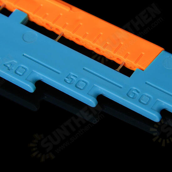 ABS Fishing Line Length Standard Ruler Embedded Magnets Sub-line Knot-Tying Tool Line Board Hook ABS Fishing Line Length Standard Ruler Embedded Magnets Sub-line Knot-Tying Tool Line Board Hook
