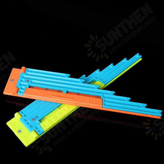 ABS Fishing Line Length Standard Ruler Embedded Magnets Sub-line Knot-Tying Tool Line Board Hook ABS Fishing Line Length Standard Ruler Embedded Magnets Sub-line Knot-Tying Tool Line Board Hook