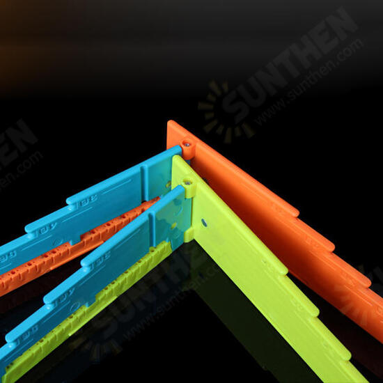 ABS Fishing Line Length Standard Ruler Embedded Magnets Sub-line Knot-Tying Tool Line Board Hook ABS Fishing Line Length Standard Ruler Embedded Magnets Sub-line Knot-Tying Tool Line Board Hook