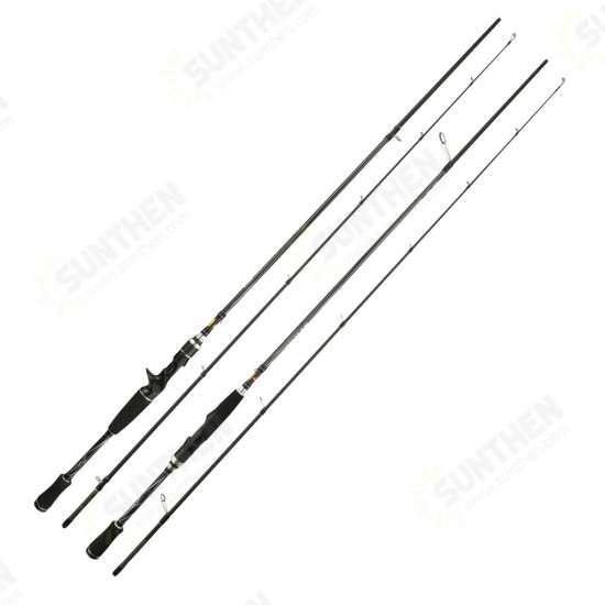 1.98/2.1/2.28m Carbon Spinning SILVER MAX Fishing Rod Casting Rod EVA Handle Lightweight Outdoor Fishing Tool