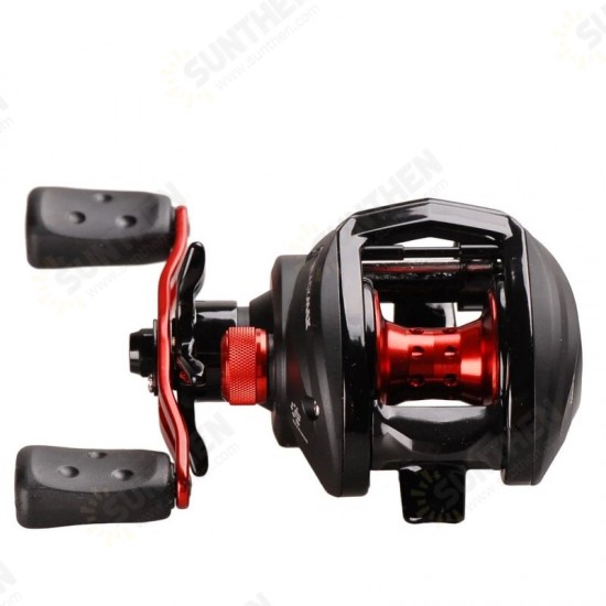 BMAX3 6.4:1 4+1Bearing Max Drag 8kg Fishing Reel Metal Long-distance Casting Reel Smooth Left Right Wheels Outdoor Fishing Reel Baitcast Reel