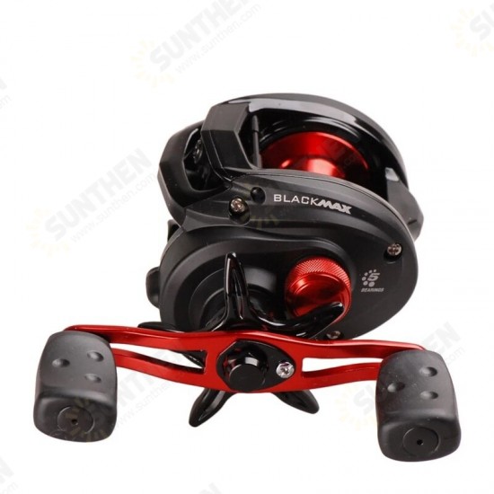 BMAX3 6.4:1 4+1Bearing Max Drag 8kg Fishing Reel Metal Long-distance Casting Reel Smooth Left Right Wheels Outdoor Fishing Reel Baitcast Reel