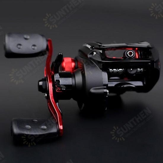 BMAX3 6.4:1 4+1Bearing Max Drag 8kg Fishing Reel Metal Long-distance Casting Reel Smooth Left Right Wheels Outdoor Fishing Reel Baitcast Reel