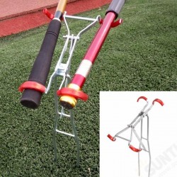 Adjustable Fishing Rod Double Pole Bracket Foldable Tool Standing Holder Adjustable Fishing Rod Double Pole Bracket Foldable Tool Standing Holder