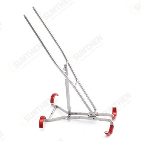 Adjustable Fishing Rod Double Pole Bracket Foldable Tool Standing Holder