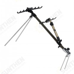 Aluminum Alloy Fishing Rod Holder Adjustable Retractable Fishing Pole Ground Stand Rod Bracket for Outdoor Fishing Aluminum Alloy Fishing Rod Holder Adjustable Retractable Fishing Pole Ground Stand Rod Bracket for Outdoor Fishing