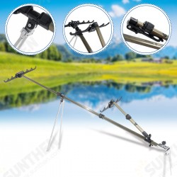Aluminum Alloy Fishing Rod Holder Adjustable Retractable Fishing Pole Ground Stand Rod Bracket for Outdoor Fishing Aluminum Alloy Fishing Rod Holder Adjustable Retractable Fishing Pole Ground Stand Rod Bracket for Outdoor Fishing