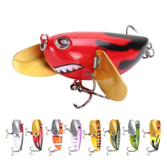 6cm/12.6g 8Colors ABS Fishing Lure Treble Hook Topwater Fishing Bait