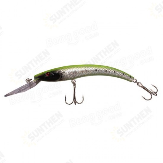 Bass Fishing Lures Diving Crankbaits Minnow Treble Hooks Baits 15.5cm