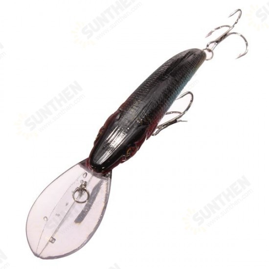 Bass Fishing Lures Diving Crankbaits Minnow Treble Hooks Baits 15.5cm Bass Fishing Lures Diving Crankbaits Minnow Treble Hooks Baits 15.5cm