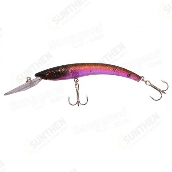 Bass Fishing Lures Diving Crankbaits Minnow Treble Hooks Baits 15.5cm