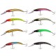 Bass Fishing Lures Diving Crankbaits Minnow Treble Hooks Baits 15.5cm Bass Fishing Lures Diving Crankbaits Minnow Treble Hooks Baits 15.5cm