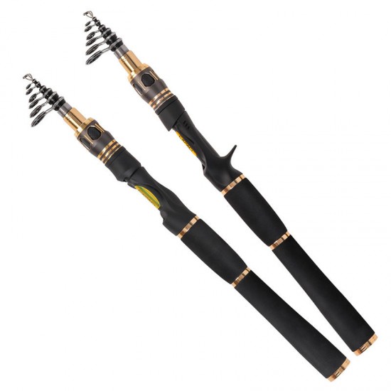28082 RF Series Carbon Alloy Retractable Fishing Rod Portable Outdoor Fishing Pole Fishing Accessories-Casting 1.8M/2.1M/2.4M