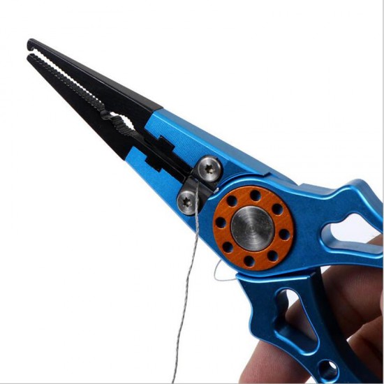 CNC Multifunctional Fishing Pliers Fishling Line Tools Fishing Equipment-Red/Black/Blue