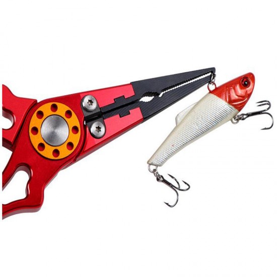 CNC Multifunctional Fishing Pliers Fishling Line Tools Fishing Equipment-Red/Black/Blue