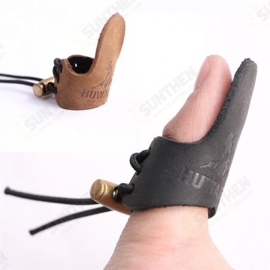 Finger Guard Protector Glove for Fishing Ourdoor Activities Leather Finger Protection