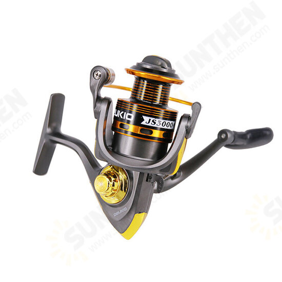 5.2:1 Speed Braking Force Fish Reel Spinning Wheel Aluminum Alloy Can Be Folded Left And Right Hand Interchangeable