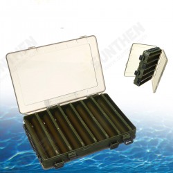 Double Sided Fishing Lure Box Fishing Tackle Bait Hook Storage Case Organizer Double Sided Fishing Lure Box Fishing Tackle Bait Hook Storage Case Organizer