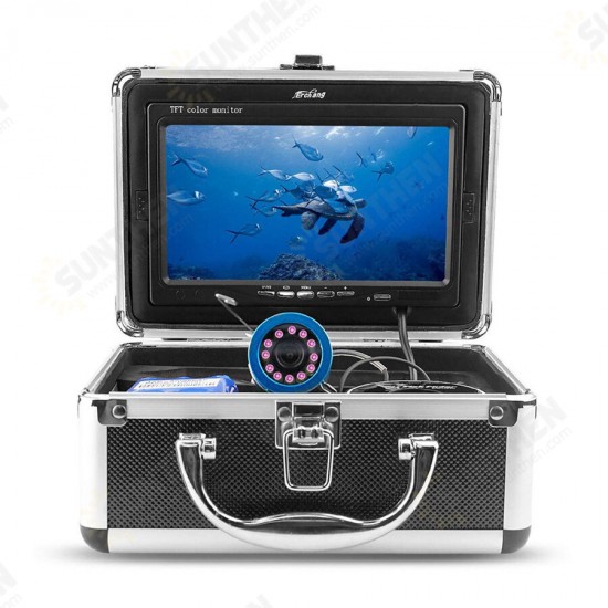 7inch LCD Screen 1000TVL Underwater HD Camera 12LEDs Lamp Visible Fish Finder 15M 7inch LCD Screen 1000TVL Underwater HD Camera 12LEDs Lamp Visible Fish Finder 15M