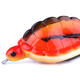 FO0165B 5Pcs/Set 5.5CM/13.4g Dual Hook Tortoise Fishing Lure Artificial Soft Bait With Spoon Sequins