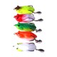 FO020 5Pcs/Set 6CM 13G Frog Lure Fishing Lure Artificial Soft Bait Snakehead Bait with Hook