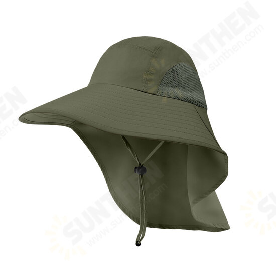Folding Fishing Hat Wide Brim UPF50+ Breathable Quick Dry Sun Cap with Neck Flap Hunting Climbing Camping Folding Fishing Hat Wide Brim UPF50+ Breathable Quick Dry Sun Cap with Neck Flap Hunting Climbing Camping