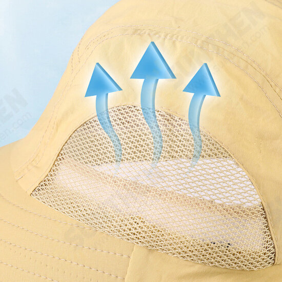 Folding Fishing Hat Wide Brim UPF50+ Breathable Quick Dry Sun Cap with Neck Flap Hunting Climbing Camping Folding Fishing Hat Wide Brim UPF50+ Breathable Quick Dry Sun Cap with Neck Flap Hunting Climbing Camping