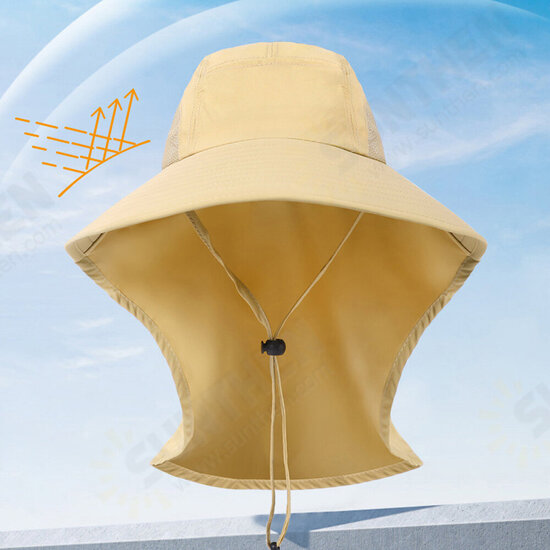 Folding Fishing Hat Wide Brim UPF50+ Breathable Quick Dry Sun Cap with Neck Flap Hunting Climbing Camping Folding Fishing Hat Wide Brim UPF50+ Breathable Quick Dry Sun Cap with Neck Flap Hunting Climbing Camping