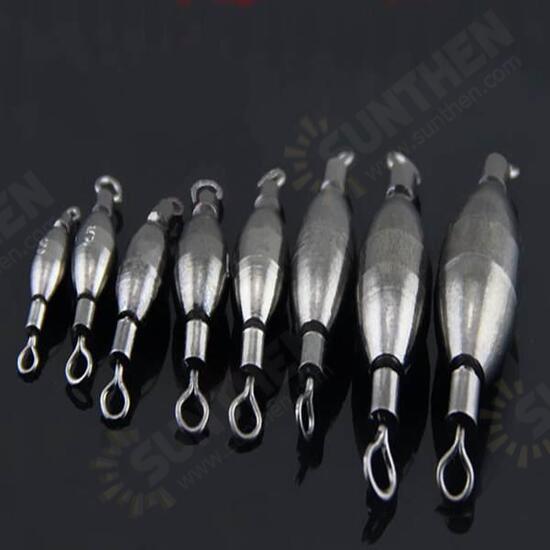 Freshwater Sea Fishing Lead Weights Sinkers with Snap Swivels