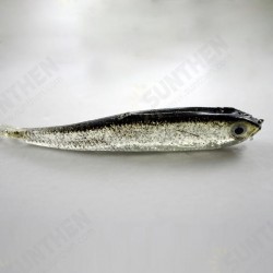Grey Soft Silicone Fishing Lure Bait Freshwater Salt Water Grey Soft Silicone Fishing Lure Bait Freshwater Salt Water