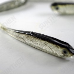 Grey Soft Silicone Fishing Lure Bait Freshwater Salt Water Grey Soft Silicone Fishing Lure Bait Freshwater Salt Water