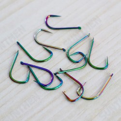 HP-201121 30pcs 6.4/8.2/10mm Colorful 100c Carbon Steel Fishing Hook Colorful No Barb Japan Fly Fish HP-201121 30pcs 6.4/8.2/10mm Colorful 100c Carbon Steel Fishing Hook Colorful No Barb Japan Fly Fish