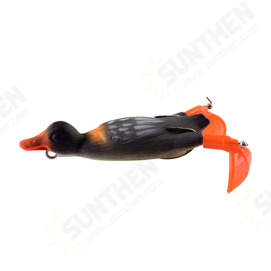 5PCS Fishing Lure Set Duck Shape Propeller Realistic Duck Portable Lures Outdoor Fishing Tools