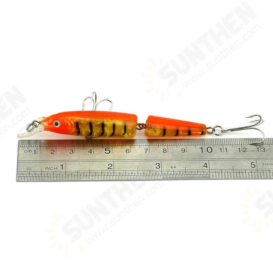 JM0025 5Pcs/Set 10cm 9.6g 2 Section Dual Hook Hard Bait Fishing Lure Artificial Wobblers Lures JM0025 5Pcs/Set 10cm 9.6g 2 Section Dual Hook Hard Bait Fishing Lure Artificial Wobblers Lures