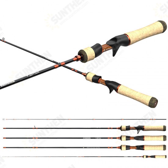 1.53/1.68/1.8m Fishing Rods Spinning Casting Carbon Fiber Retractable Fishing Pole Fishing Tackle