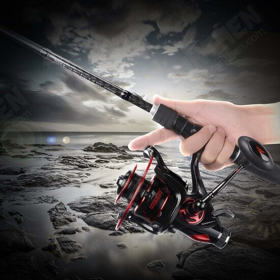 3000/4000/5000/6000 Spinning Fishing Reel 10+1 Bearings 8/12kg Front and Rear Drag System 5.1:1 Gear Ratio Fishing Coil