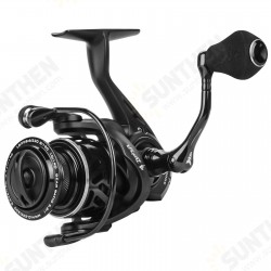 5.2:1 7+1 Bearings 33 Lbs Drag Aluminum Spool Stainless Steel Main Shaft Fresh and Saltwater Fishing Reel Carbon Fiber Spinning Reel Universal