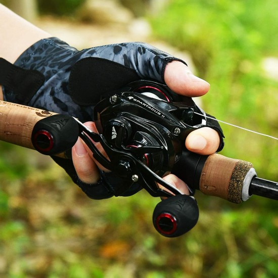 7.2:1 Speed Ratio 7+1 Bearings Spinning Fishing Reel Smooth Fishing Reel Left and Right Wheel Fishing Tool